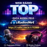 Logo da rádio Web Rádio Top ao vivo online