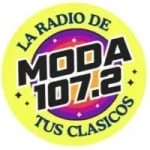 Logo da rádio La Radio de Moda 107.2 FM ao vivo online