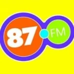Logo da rádio 87 FM ao vivo online