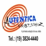 Logo da rádio Rádio Autêntica 87.5 FM ao vivo online