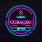 Logo da rádio Rádio Coração FM ao vivo online