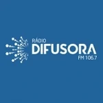 Logo da rádio Rádio Difusora 106.7 FM ao vivo online