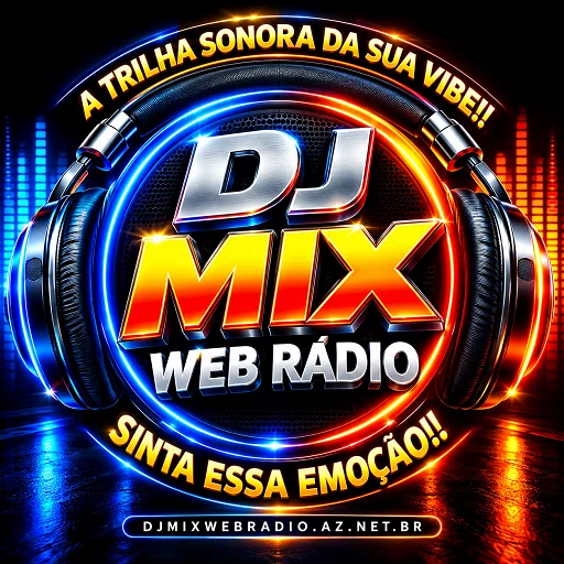 Logo da rádio DJ MIX WEB RÁDIO ao vivo online