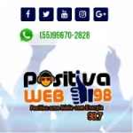 Logo da rádio A Positiva 98 ao vivo online