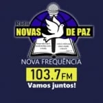 Logo da rádio Novas de Paz ao vivo online