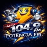 Logo da rádio Rádio Potência FM 104.9 Quedas do Iguaçu ao vivo online