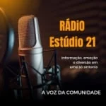 Logo da rádio Rádio Estúdio 21 ao vivo online