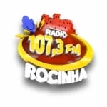 Logo da rádio Rádio Rocinha FM 107.3 ao vivo online