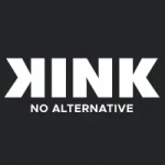Logo da rádio Kink FM ao vivo online