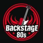 Logo da rádio Backstage 80s ao vivo online