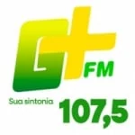 Logo da rádio Rádio G+ 107.5 FM ao vivo online