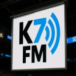 Logo da rádio K7 FM ao vivo online