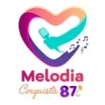 Logo da rádio Rádio Melodia Conquista 87.9 FM ao vivo online