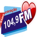 Logo da rádio Radio Coração FM 104.9 ao vivo online