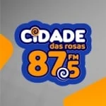 Logo da rádio Rádio Cidade das Rosas 87.5 FM ao vivo online