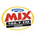 Logo da rádio Rádio Mix 106.7 FM ao vivo online