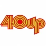 Logo da rádio 40UP Radio ao vivo online