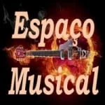 Logo da rádio Espaço Musical ao vivo online