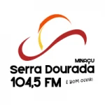 Logo da rádio Rádio Serra Dourada 104.5 FM ao vivo online