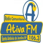 Logo da rádio Rádio Ativa 106.3 FM ao vivo online