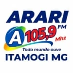 Logo da rádio Rádio Arari 105.9 FM ao vivo online
