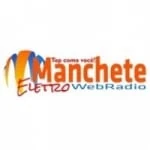 Logo da rádio Manchete Eletro Web Rádio ao vivo online