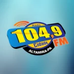 Logo da rádio Rádio Cidade 104.9 FM ao vivo online