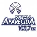 Logo da rádio Rádio Difusora Aparecida 105.7 FM ao vivo online