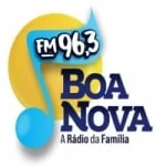 Logo da rádio Rádio Boa Nova 96.3 FM ao vivo online
