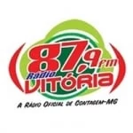 Logo da rádio Radio Vitória 87.9 FM ao vivo online