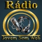 Logo da rádio Jovem Som Web ao vivo online