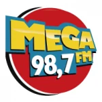 Logo da rádio Rede Mega FM ao vivo online