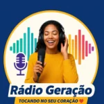 Logo da rádio Rádio Geração FM ao vivo online