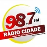 Logo da rádio Rádio Cidade 98.7 FM ao vivo online