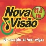 Logo da rádio Rádio Nova Visão 87.5 FM ao vivo online