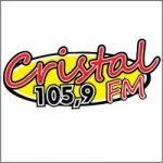 Logo da rádio Rádio Cristal 105.9 FM ao vivo online
