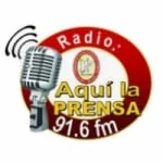 Logo da rádio Radio Aquí la Prensa 91.6 FM ao vivo online