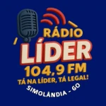 Logo da rádio Rádio Líder 104.9 FM ao vivo online