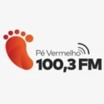 Logo da rádio Rádio Pé Vermelho 100.3 FM ao vivo online