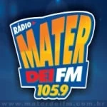 Logo da rádio Rádio Mater Dei 105.9 FM ao vivo online