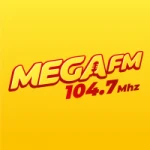Logo da rádio Rádio Mega 104.7 FM ao vivo online