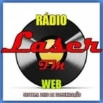 Logo da rádio Laser FM ao vivo online