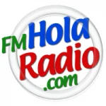 Logo da rádio Hola Radio ao vivo online