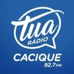 Logo da rádio Tua Rádio Cacique 92.7 FM ao vivo online