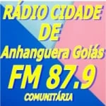 Logo da rádio Rádio Cidade Anhanguera 87.9 FM ao vivo online