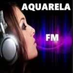 Logo da rádio Aquarela FM ao vivo online