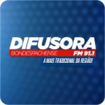 Logo da rádio Rádio Difusora Bondespachense 91.1 FM ao vivo online