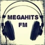 Logo da rádio Megahits FM ao vivo online