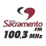 Logo da rádio Rádio Sacramento 100.3 FM ao vivo online
