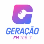 Logo da rádio Rádio Geração 105.7 FM ao vivo online